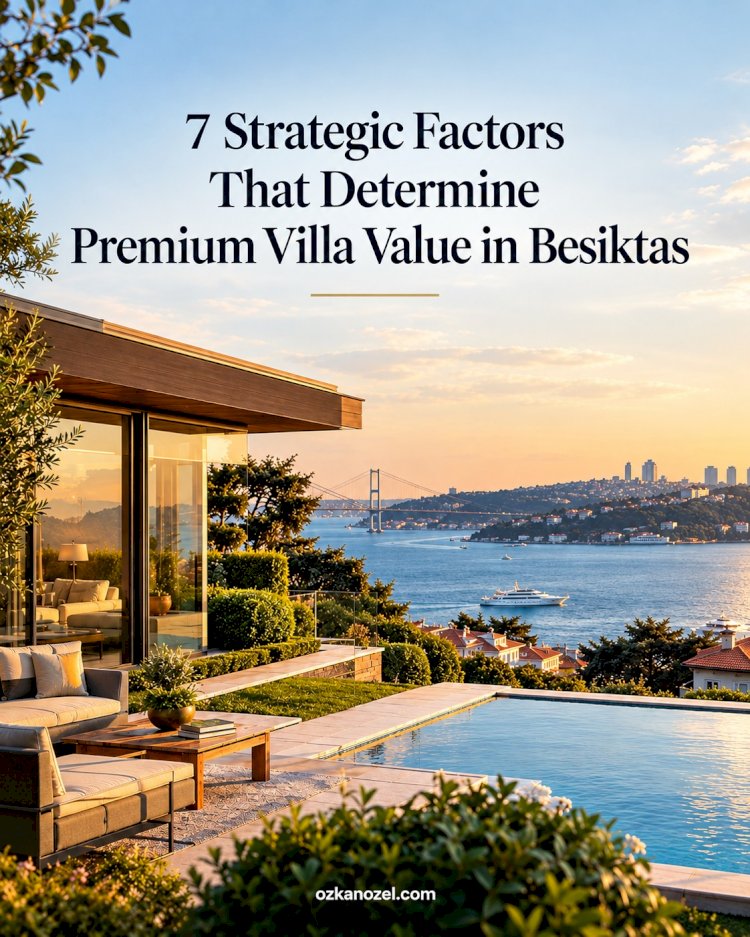 7 Strategic Factors That Determine the Value of a Premium Villa in Beşiktaş